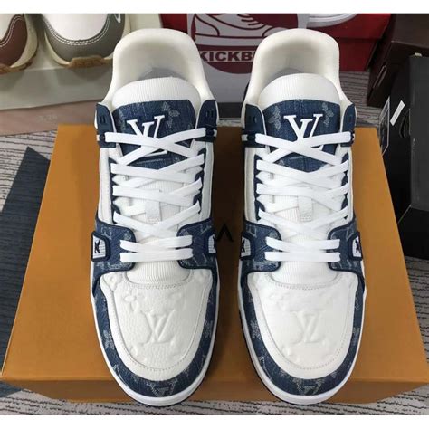 how much are lv sneakers|lv sneakers blue and white.